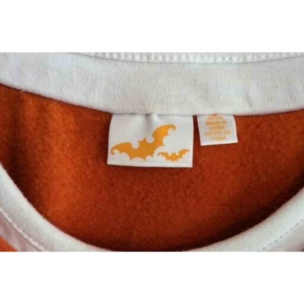 Halloween Fall Women’s Pullover Sweater Sweatshirt Size 8-10 Medium Orange - Picture 5 of 7